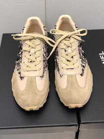 CC suede calfskin sneakers CH0125