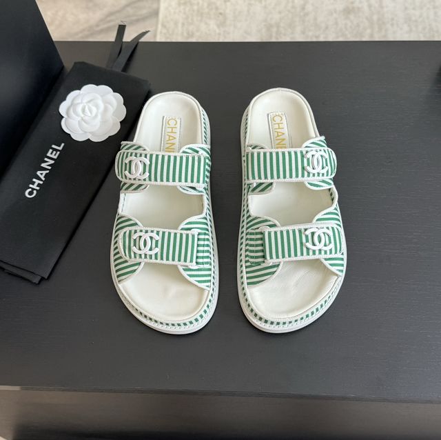 CC lambskin mules CH0178