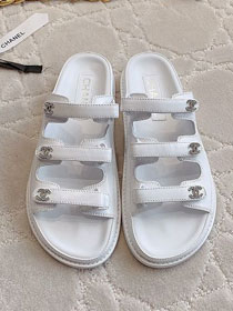 CC lambskin mules CH0179