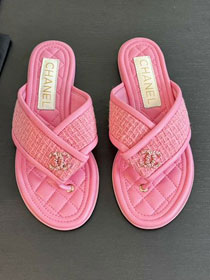 CC fabric mules CH0226