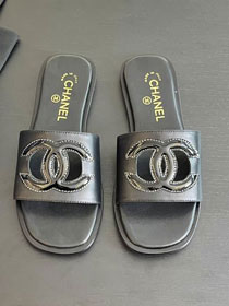 CC lambskin mules CH0233