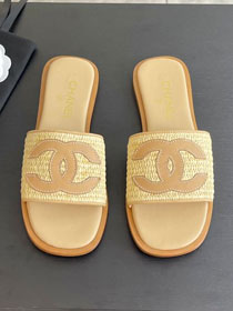 CC raffia mules CH0232