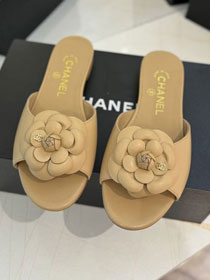 CC lambskin mules CH0243