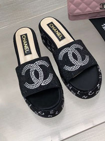 CC crystal 65mm mules CH0261