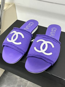 CC fabric mules CH0250