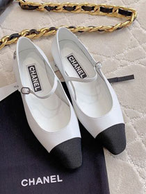 CC lambskin mary janes CH0270