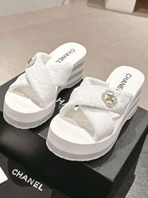 CC wool 70mm mules CH0266