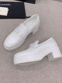 CC calfskin 50mm loafers CH0305