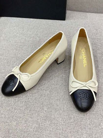 CC calfskin 60mm ballerinas CH0284