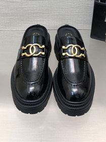 CC calfskin mules CH0300