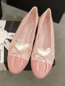 CC lambskin ballerinas CH0278
