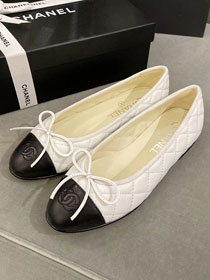 CC lambskin ballerinas CH0279