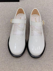 CC patent calfskin mary janes CH0307