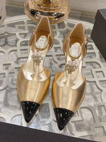 CC patent calfskin slingbacks CH0274