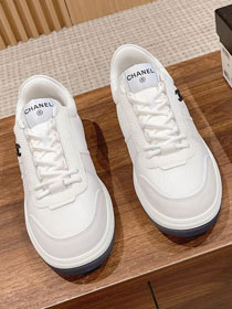 CC suede&fabric sneakers CH0316