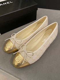 CC tweed ballerinas CH0280