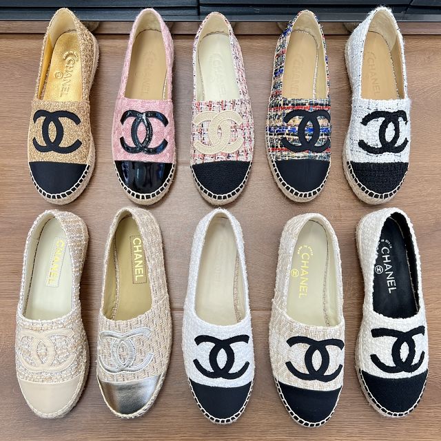 CC tweed espadrilles CH0296