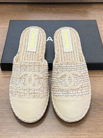 CC tweed mules CH0293