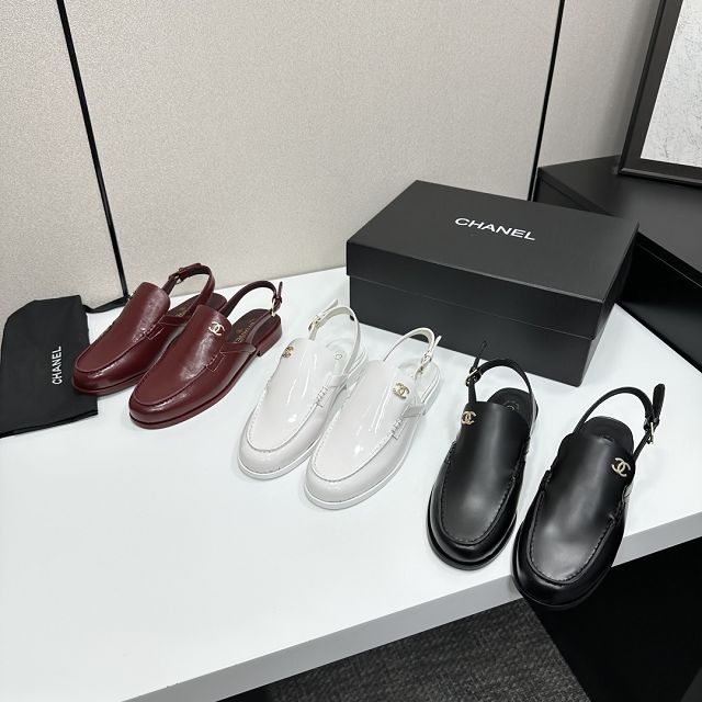 CC original calfskin slingbacks CH00195