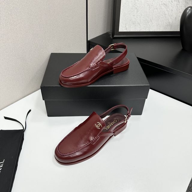 CC original calfskin slingbacks CH00195