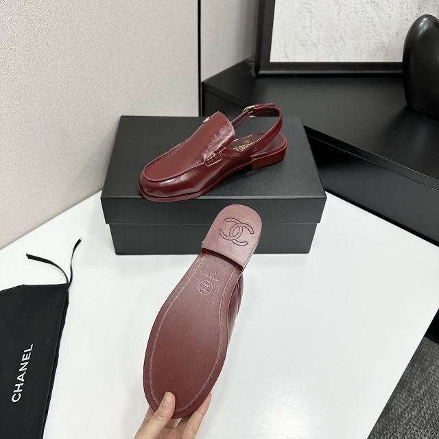 CC original calfskin slingbacks CH00195