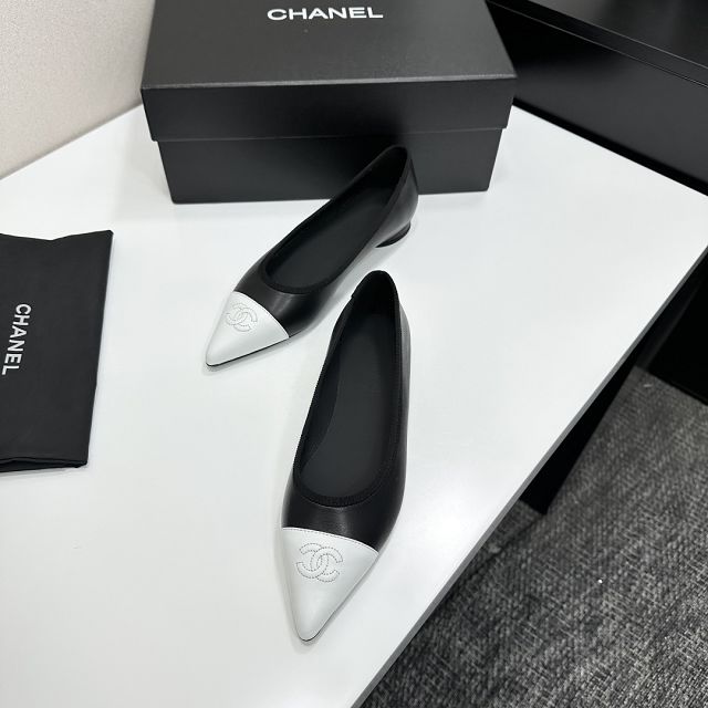 CC original lambskin ballet flats CH00188