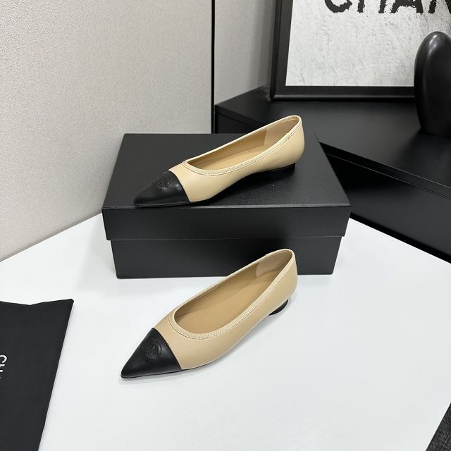 CC original lambskin ballet flats CH00188