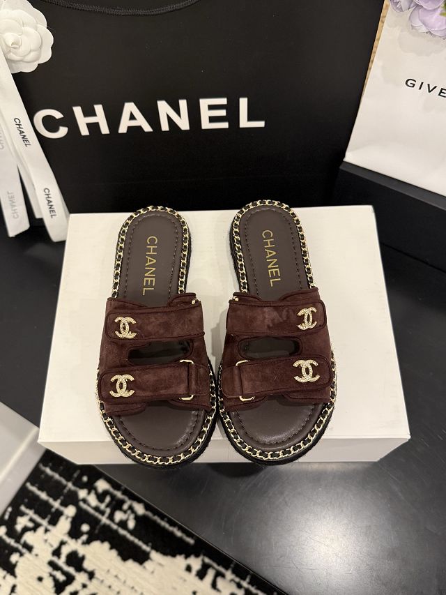 CC original lambskin mules CH00194