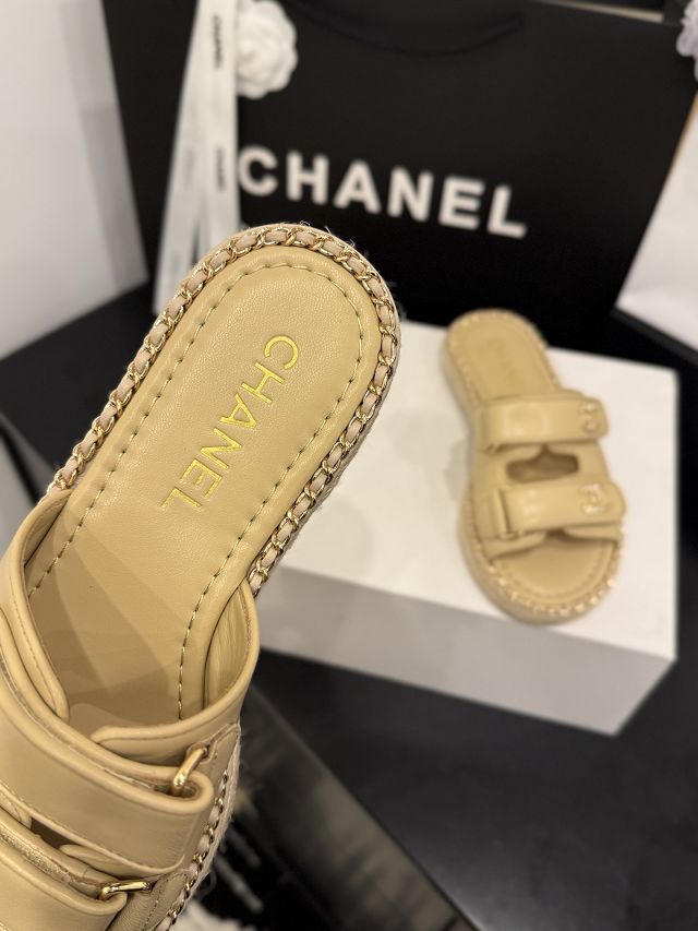 CC original lambskin mules CH00194