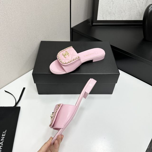 CC original lambskin mules CH00197