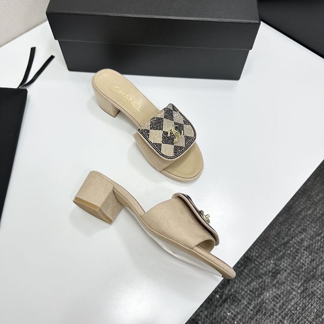 CC original suede calfskin 55mm sandals CH00199