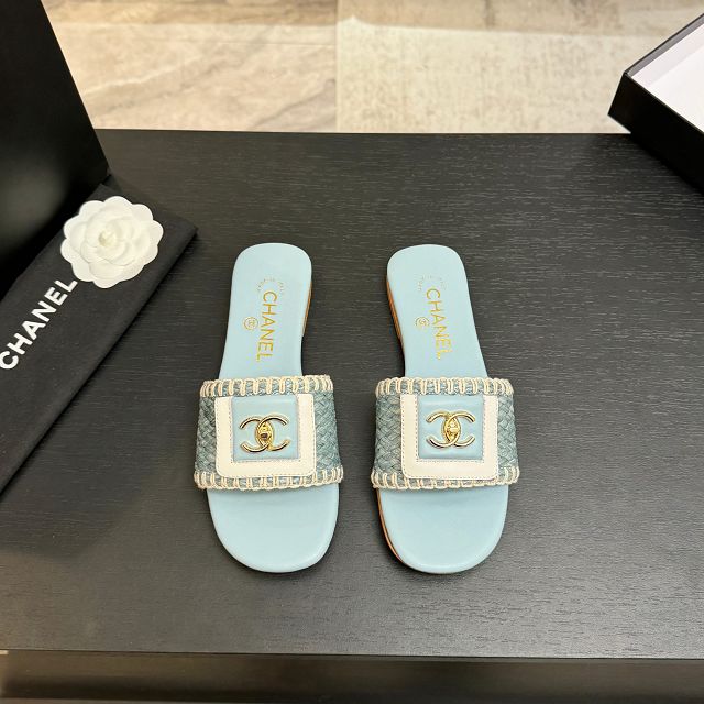 CC original tweed mules CH00189