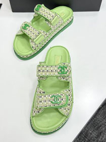 CC original tweed mules CH00191