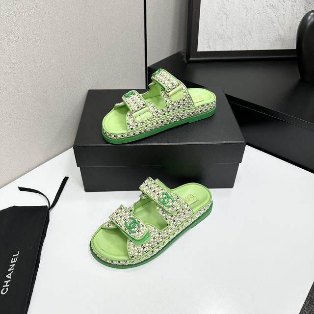 CC original tweed mules CH00191