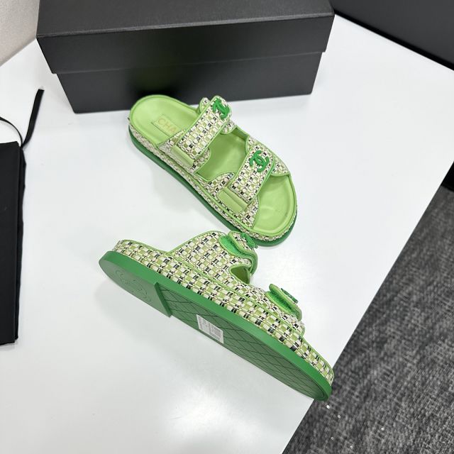 CC original tweed mules CH00191