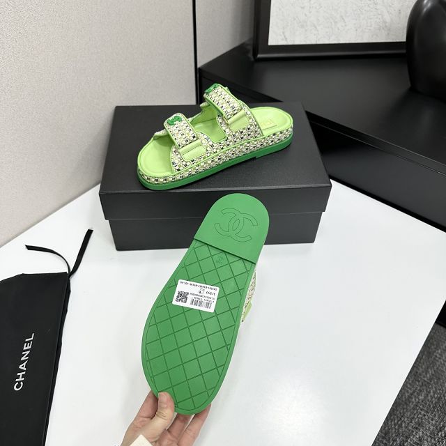 CC original tweed mules CH00191