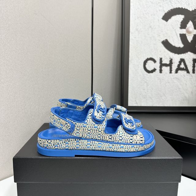 CC original tweed sandals CH00192