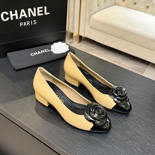 CC original lambskin 40mm pumps CH00212