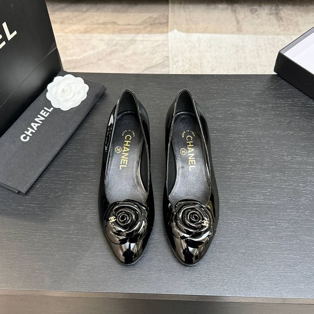 CC original lambskin 40mm pumps CH00212