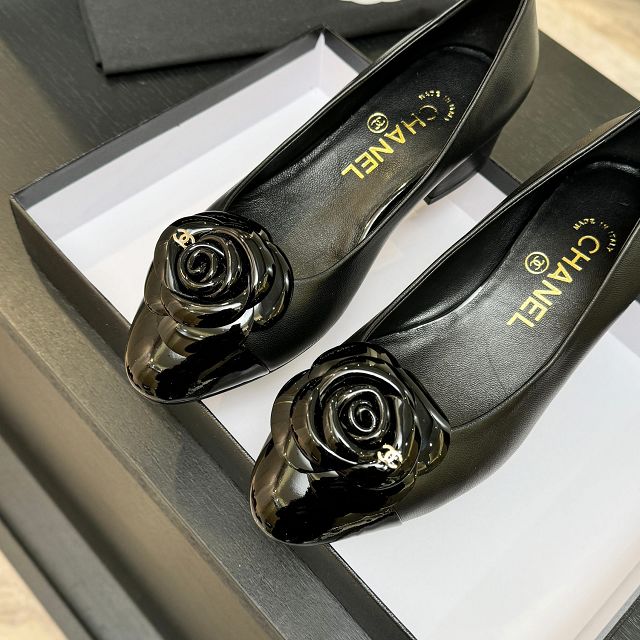 CC original lambskin 40mm pumps CH00212