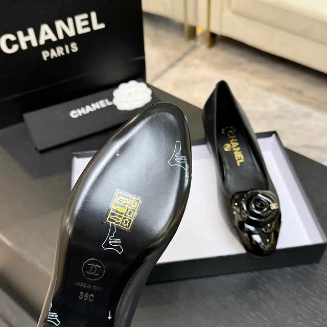 CC original lambskin 40mm pumps CH00212