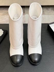 CC original lambskin 50mm heels short boots CH00217