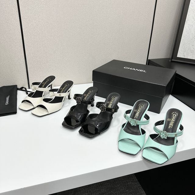 CC original lambskin 65mm heels CH00202