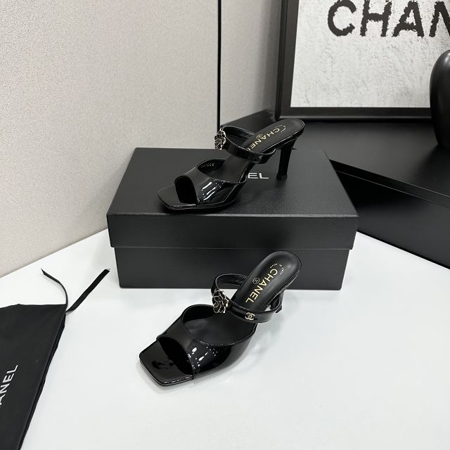 CC original lambskin 65mm heels CH00202