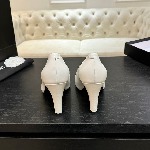 CC original lambskin 90mm pumps CH00211