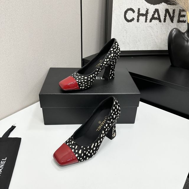 CC original lambskin 95mm heels pumps CH00222
