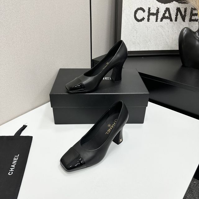CC original lambskin 95mm heels pumps CH00222