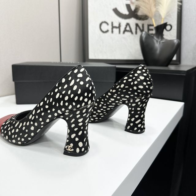 CC original lambskin 95mm heels pumps CH00222