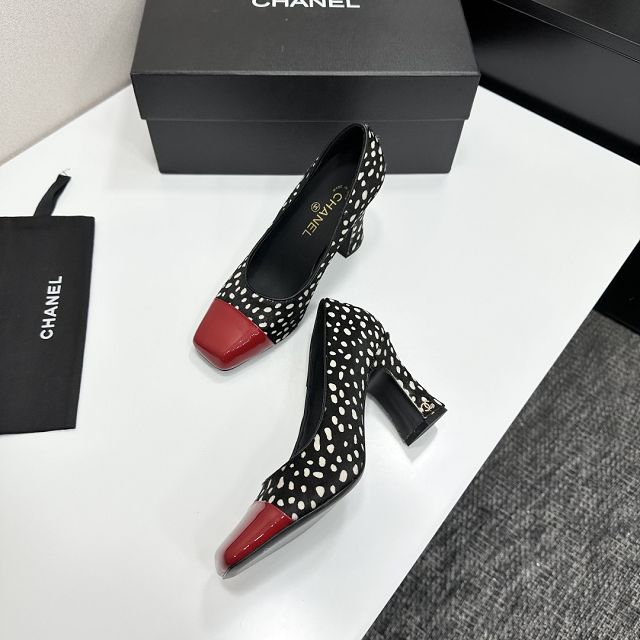 CC original lambskin 95mm heels pumps CH00222