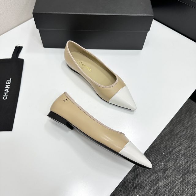 CC original lambskin ballet flats CH00205